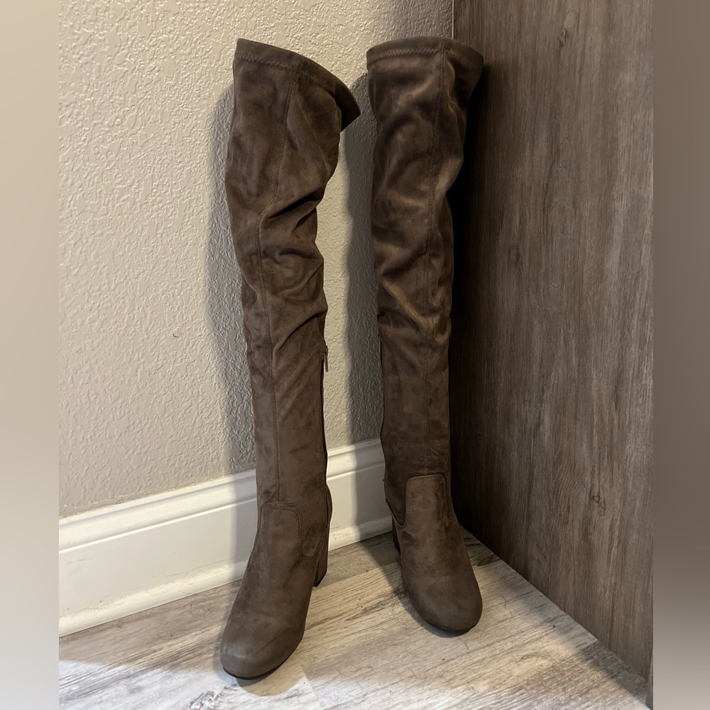 Brown Over the Knee Boots